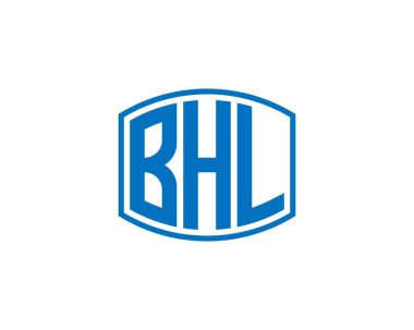 BHL logo tasarım vektör şablonu. BHL