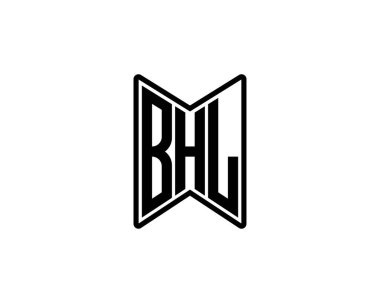BHL logo tasarım vektör şablonu. BHL