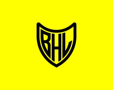 BHL logo tasarım vektör şablonu. BHL