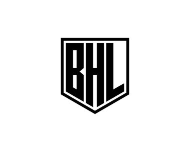 BHL logo tasarım vektör şablonu. BHL