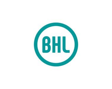 BHL logo tasarım vektör şablonu. BHL
