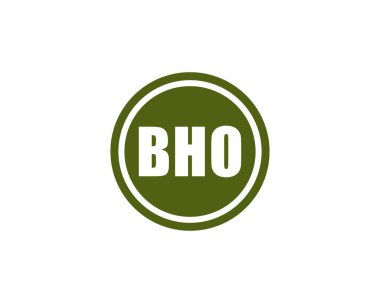 BHO logo tasarım vektör şablonu. BHO
