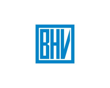 BHV logo tasarım vektör şablonu. BHV