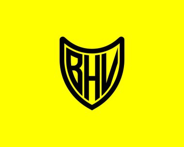 BHV logo tasarım vektör şablonu. BHV