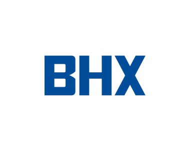 BHX logo tasarım vektör şablonu. BHX