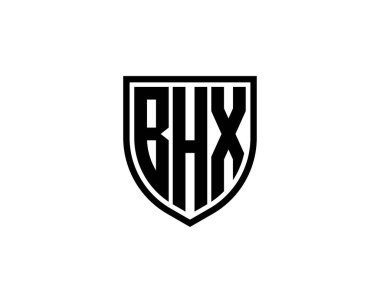 BHX logo tasarım vektör şablonu. BHX