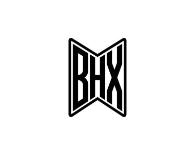 BHX logo tasarım vektör şablonu. BHX