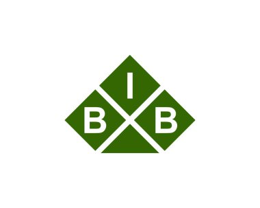 BIB logo tasarım vektör şablonu. Önyargı