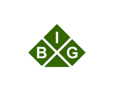 Büyük logo tasarım vektör şablonu. Büyük.