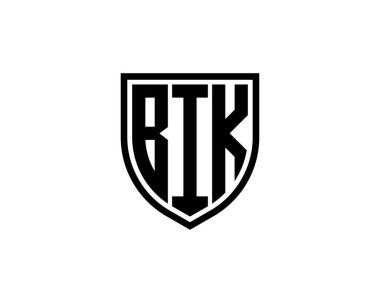 BIK logo tasarım vektör şablonu. BIK