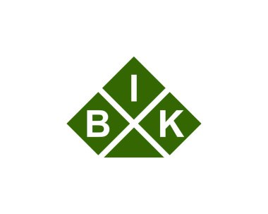 BIK logo tasarım vektör şablonu. BIK