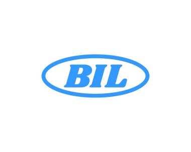 BIL logo tasarım vektör şablonu. BIL