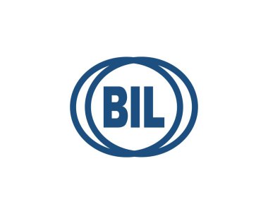 BIL logo tasarım vektör şablonu. BIL
