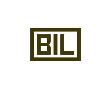 BIL logo tasarım vektör şablonu. BIL