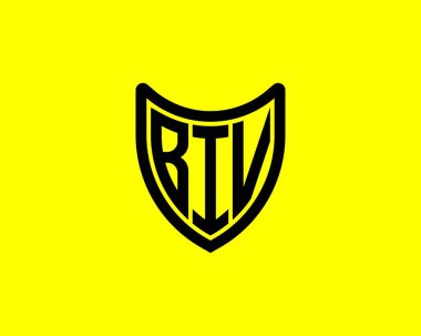 BIV Logo tasarım vektör şablonu. BIV