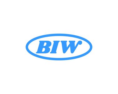 BIW logo tasarım vektör şablonu. BIW