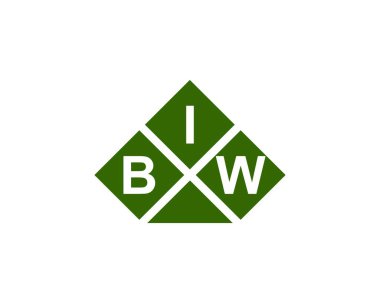 BIW logo tasarım vektör şablonu. BIW