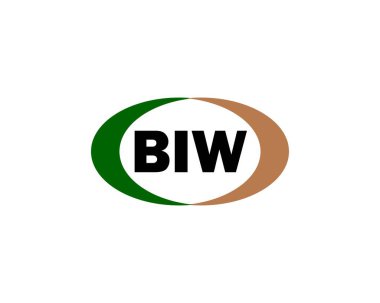 BIW logo tasarım vektör şablonu. BIW