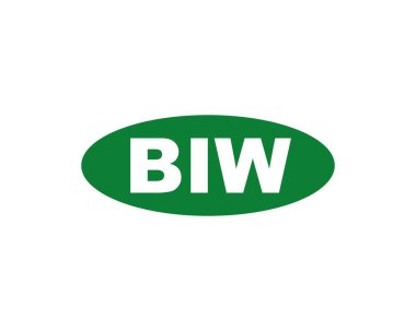 BIW logo tasarım vektör şablonu. BIW