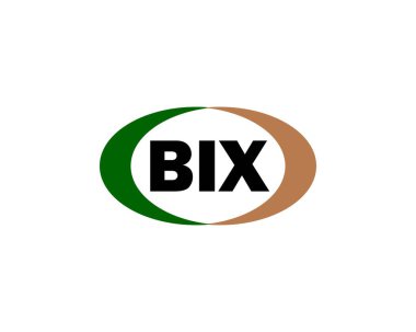 BIX logo tasarım vektör şablonu. BIX