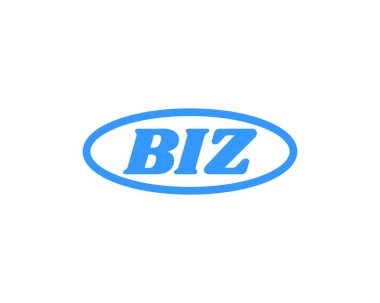 BIZ logo tasarım vektör şablonu. BIZ
