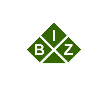 BIZ logo tasarım vektör şablonu. BIZ