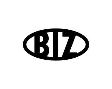 BIZ logo tasarım vektör şablonu. BIZ