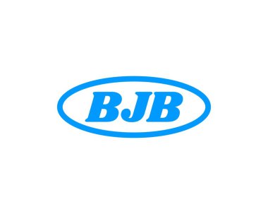 BJB Logo tasarım vektör şablonu. BJB