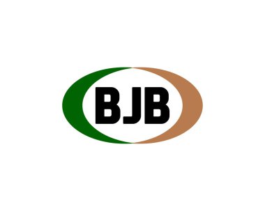 BJB Logo tasarım vektör şablonu. BJB