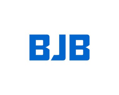 BJB Logo tasarım vektör şablonu. BJB