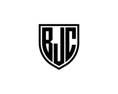 BJC Logo tasarım vektör şablonu. BJC