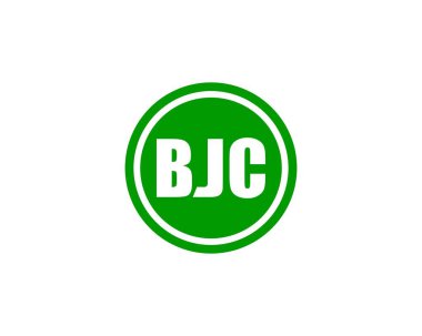 BJC Logo tasarım vektör şablonu. BJC