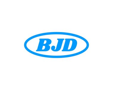 BJD logo tasarım vektör şablonu. BJD