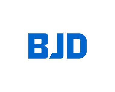 BJD logo tasarım vektör şablonu. BJD