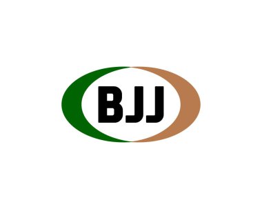 BJJ Logo tasarım vektör şablonu. BJJ