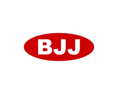 BJJ Logo tasarım vektör şablonu. BJJ