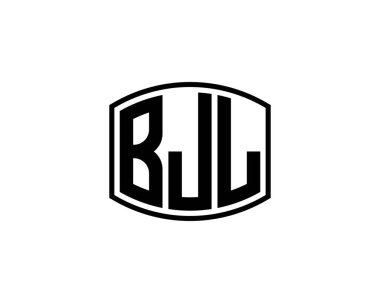 BJL logo tasarım vektör şablonu. BJL