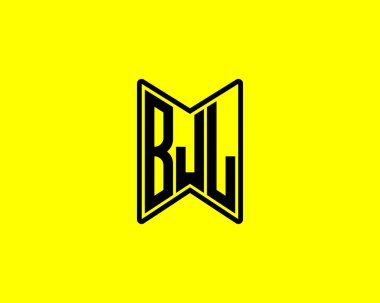 BJL logo tasarım vektör şablonu. BJL