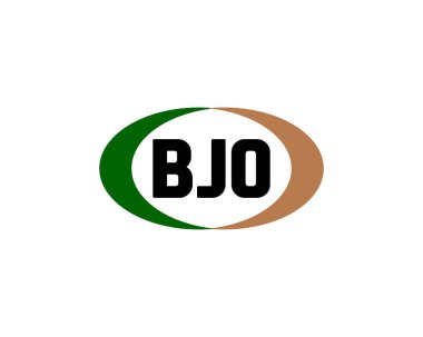 BJO logo tasarım vektör şablonu. BJO