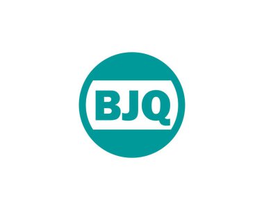 BJQ logo tasarım vektör şablonu. BJQ