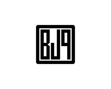BJQ logo tasarım vektör şablonu. BJQ