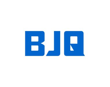 BJQ logo tasarım vektör şablonu. BJQ