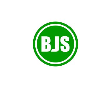BJS logo tasarım vektör şablonu. BJS