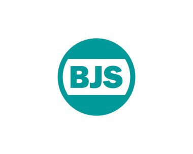 BJS logo tasarım vektör şablonu. BJS