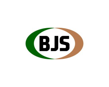 BJS logo tasarım vektör şablonu. BJS