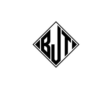 BJT logo tasarım vektör şablonu. BJT