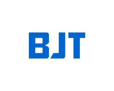BJT logo tasarım vektör şablonu. BJT