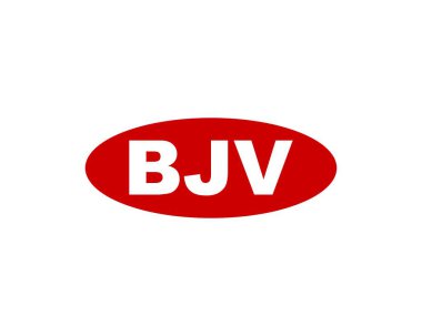 BJV logo tasarım vektör şablonu. BJV