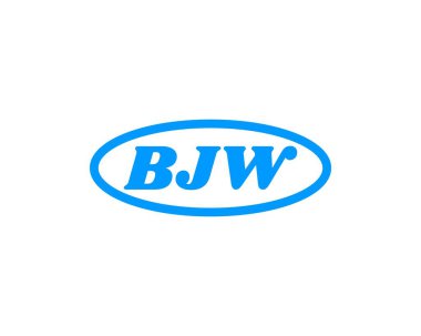 BJW logo tasarım vektör şablonu. BJW