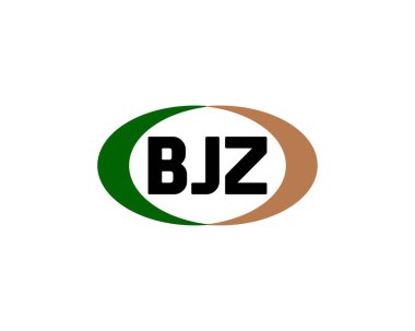 BJZ logo tasarım vektör şablonu. BJZ